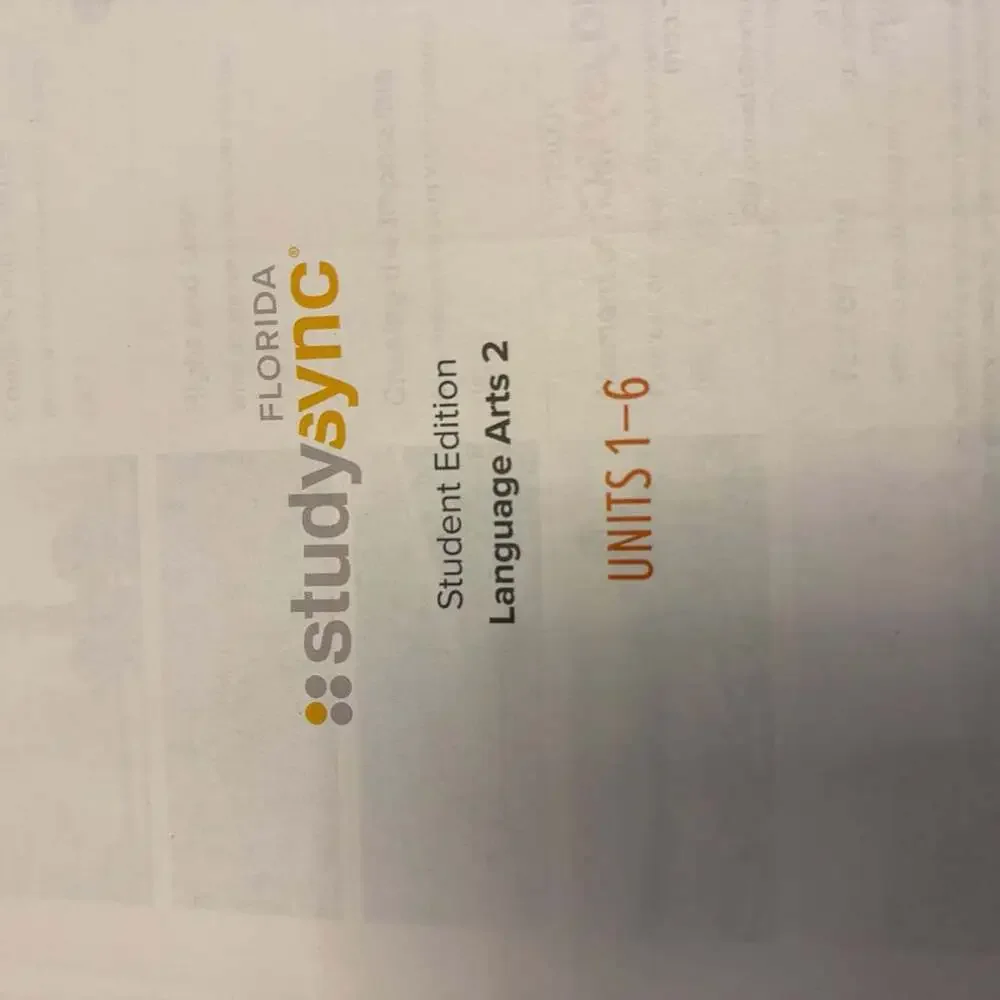 Florida StudySync Language Arts 2 Student Edition Textbook